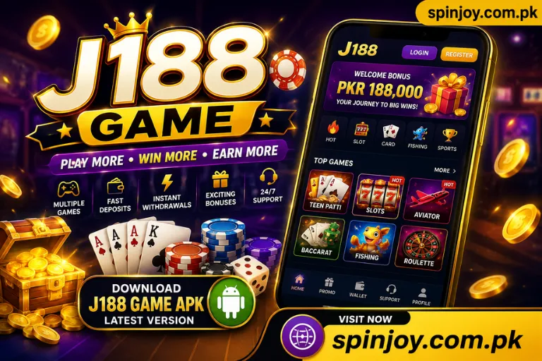 J188 Game APK latest version download app for Android in Pakistan